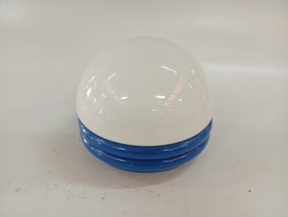 Aplique azul y blanco