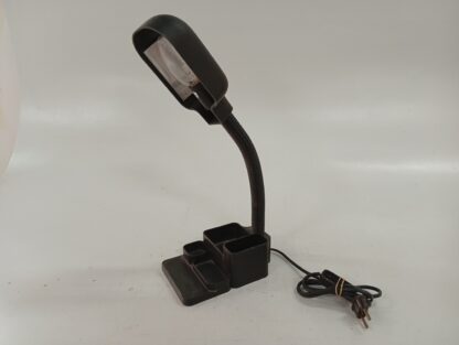 Flexo negro con soporte bolis, clips, post it - Imagen 2